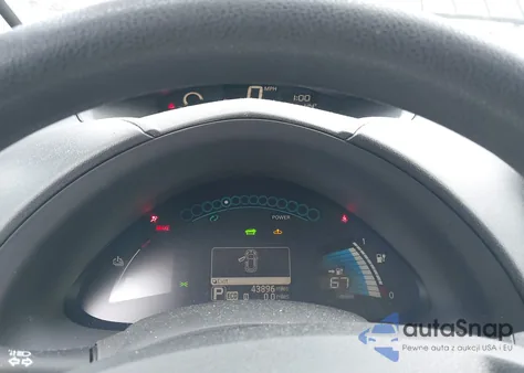 2017 Nissan Leaf S z USA, uszkodzony, nr VIN 1N4BZ0CPXHC301592